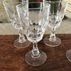 Lot de 4 verres à liqueur ou apéritif Cristal d'Arques modèle Pompadour - Hello Broc