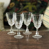 Lot de 4 verres à liqueur ou apéritif Cristal d'Arques modèle Pompadour - Hello Broc