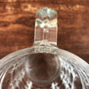 Pichet droit en verre moulé quadrillé contenance 1 litre par Hello Broc brocante en ligne