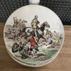 Lot de 6 assiettes en faïence polychrome Creil & Montereau Nos Gloires Militaires - Hello Broc