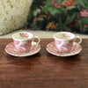 Lot de 2 tasses à café et 2 soucoupes coordonnées Ridgway décor Meadowsweet - Hello Broc