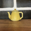 Cafetière ou théière en faïence jaune avec son filtre métal amovible - Hello Broc