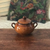 Sucrier vintage années 70 en céramique marron de St Clément par Hello Broc brocante en ligne