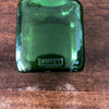 Petit bocal publicitaire Ariel en verre moulé vert années 60 par Hello Broc brocante en ligne