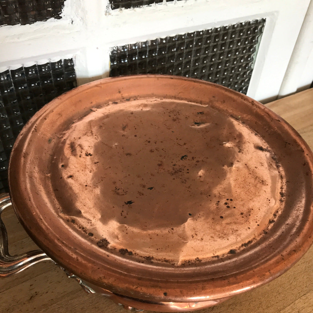 Chauffe-plat réchaud en cuivre fin XIXème début XXème siècle - Hello Broc