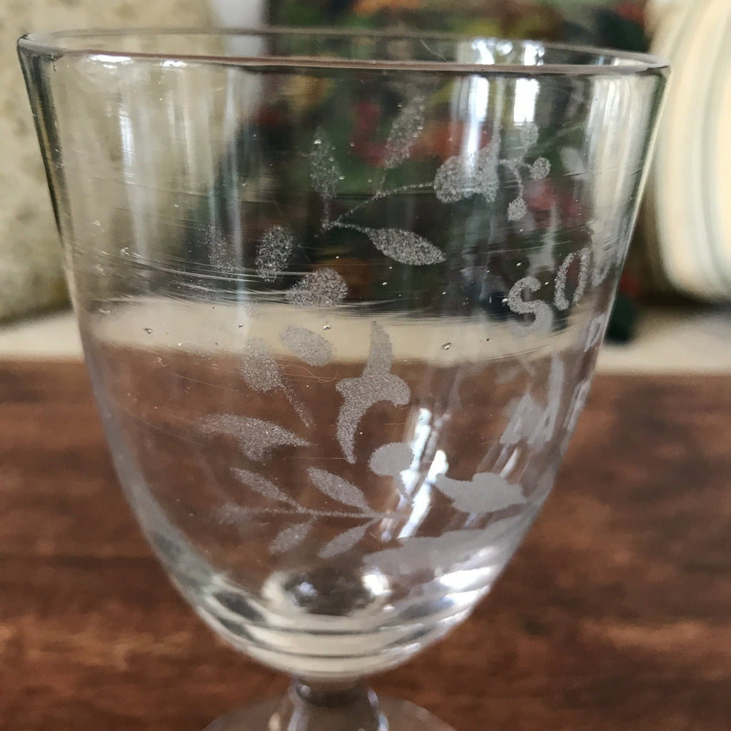 Verre de célébration en verre soufflé Souvenir de la Fête - Hello Broc