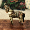 Cheval en bois peint souvenirs du Rajasthan par Hello Broc brocante en ligne