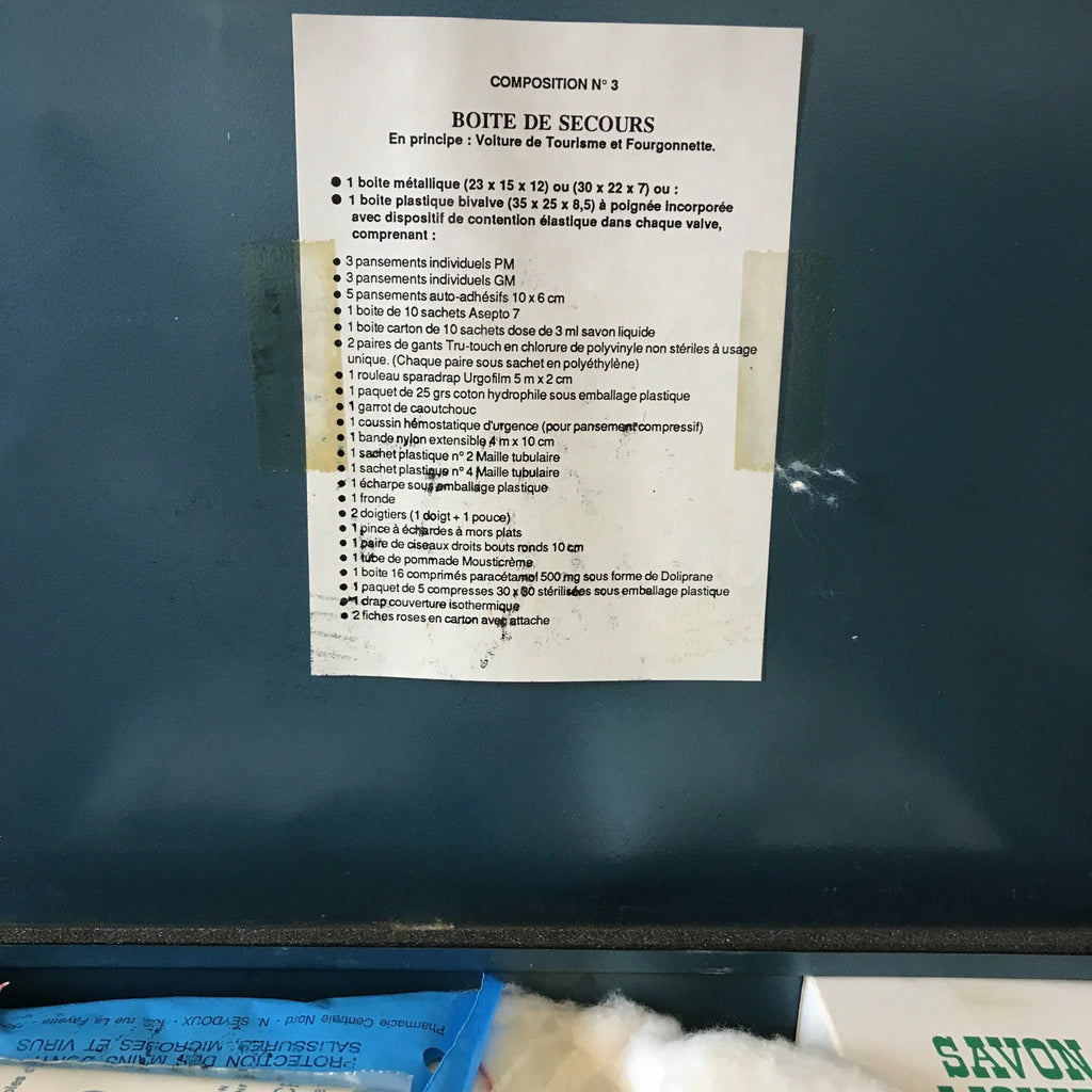 Boîte en métal Premiers Secours EDF GDF - Hello Broc