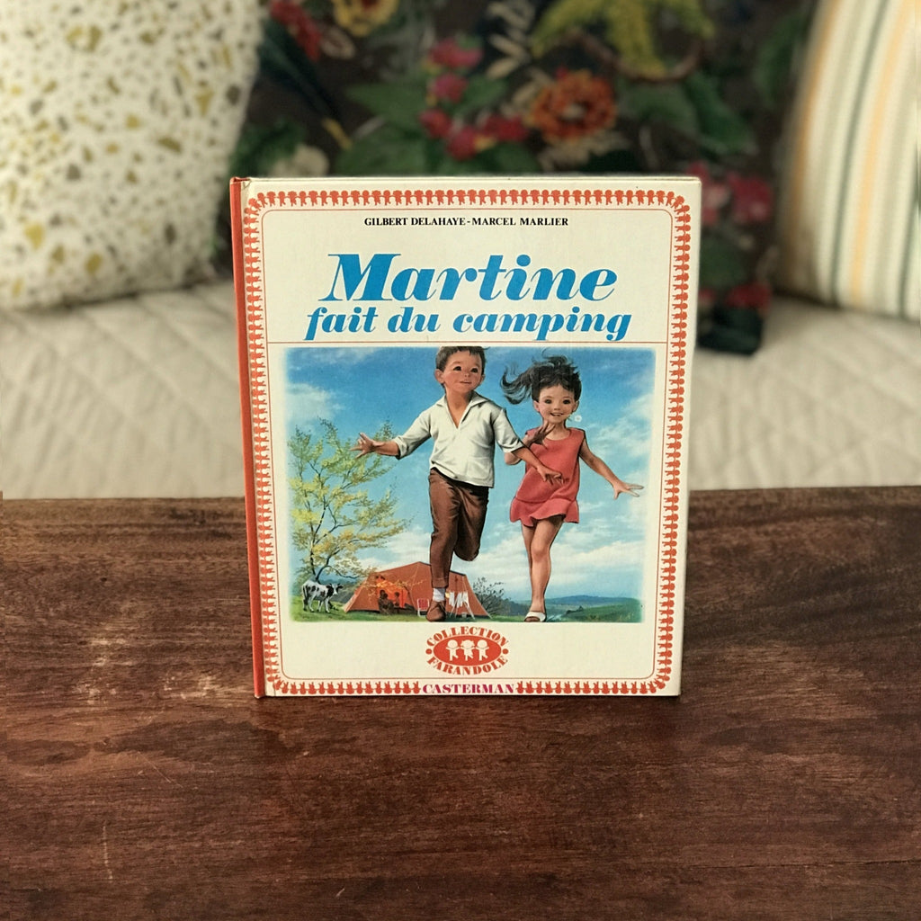 Livre illustré pour enfant Martine fait du camping 1969 - Hello Broc