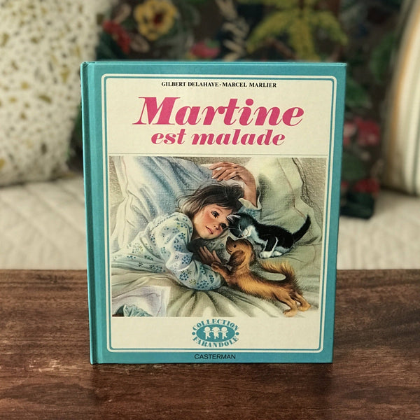 Livre illustré pour enfant Martine est malade 1976 - Hello Broc