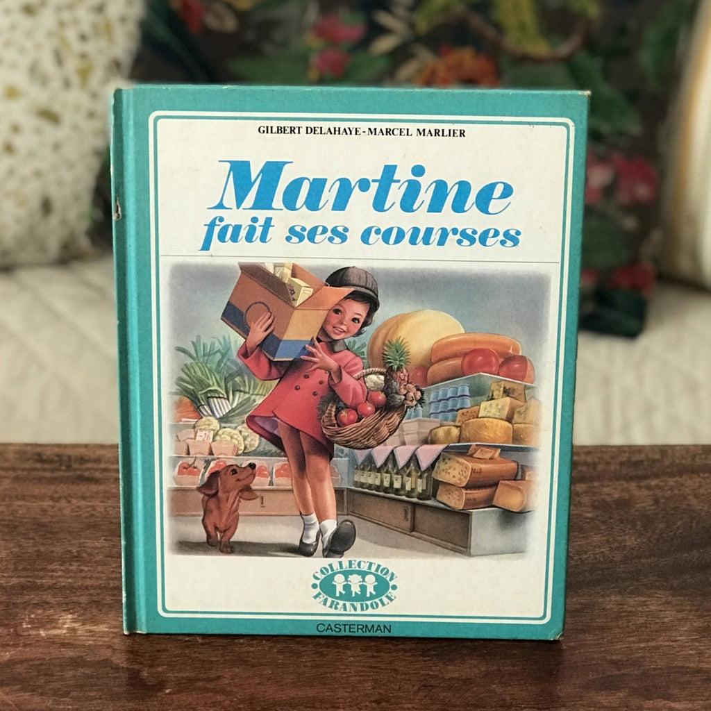 Livre illustré pour enfant Martine fait ses courses 1975 - Hello Broc