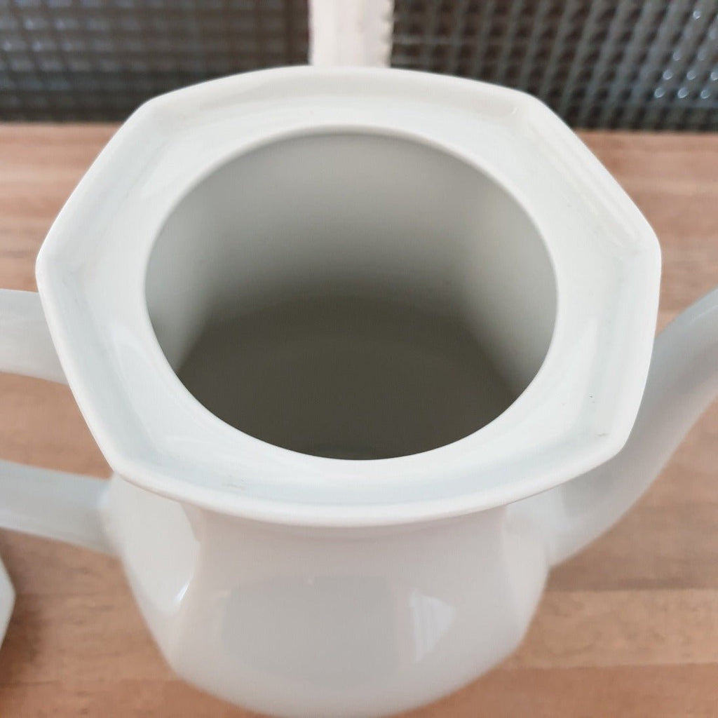 Cafetière en porcelaine blanche de Bavière - Hello Broc