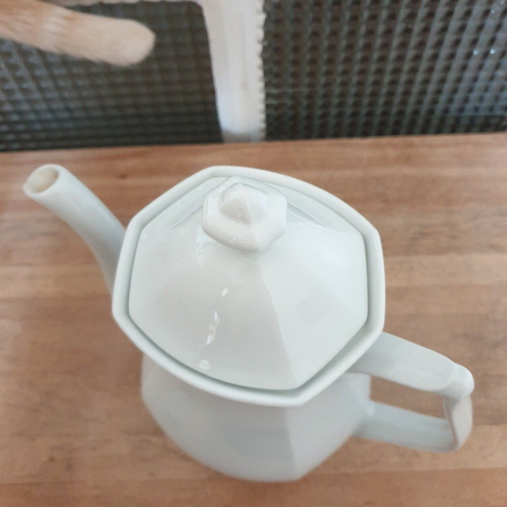 Cafetière en porcelaine blanche de Bavière - Hello Broc