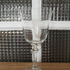 Ensemble de 6 grands verres à eau ou à vin en cristal moulé Royal Bavarian Crystal 18 cm haut - Hello Broc