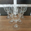 Ensemble de 6 grands verres à eau ou à vin en cristal moulé Royal Bavarian Crystal 18 cm haut - Hello Broc