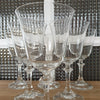 Ensemble de 6 grands verres à eau ou à vin en cristal moulé Royal Bavarian Crystal 18 cm haut - Hello Broc