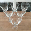 Ensemble de 6 verres à vin en cristal moulé forme tulipe pied Royal Bavarian Crystal 16 cm haut - Hello Broc