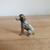 Figurine miniature animalière étain - chien setter - Hello Broc