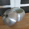 Grand seau à glace pomme en aluminium brossé - Hello Broc