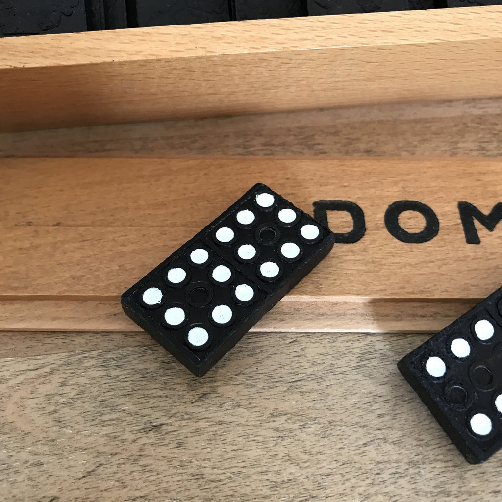 Jeu de domino pour double 9 années 70 - Hello Broc