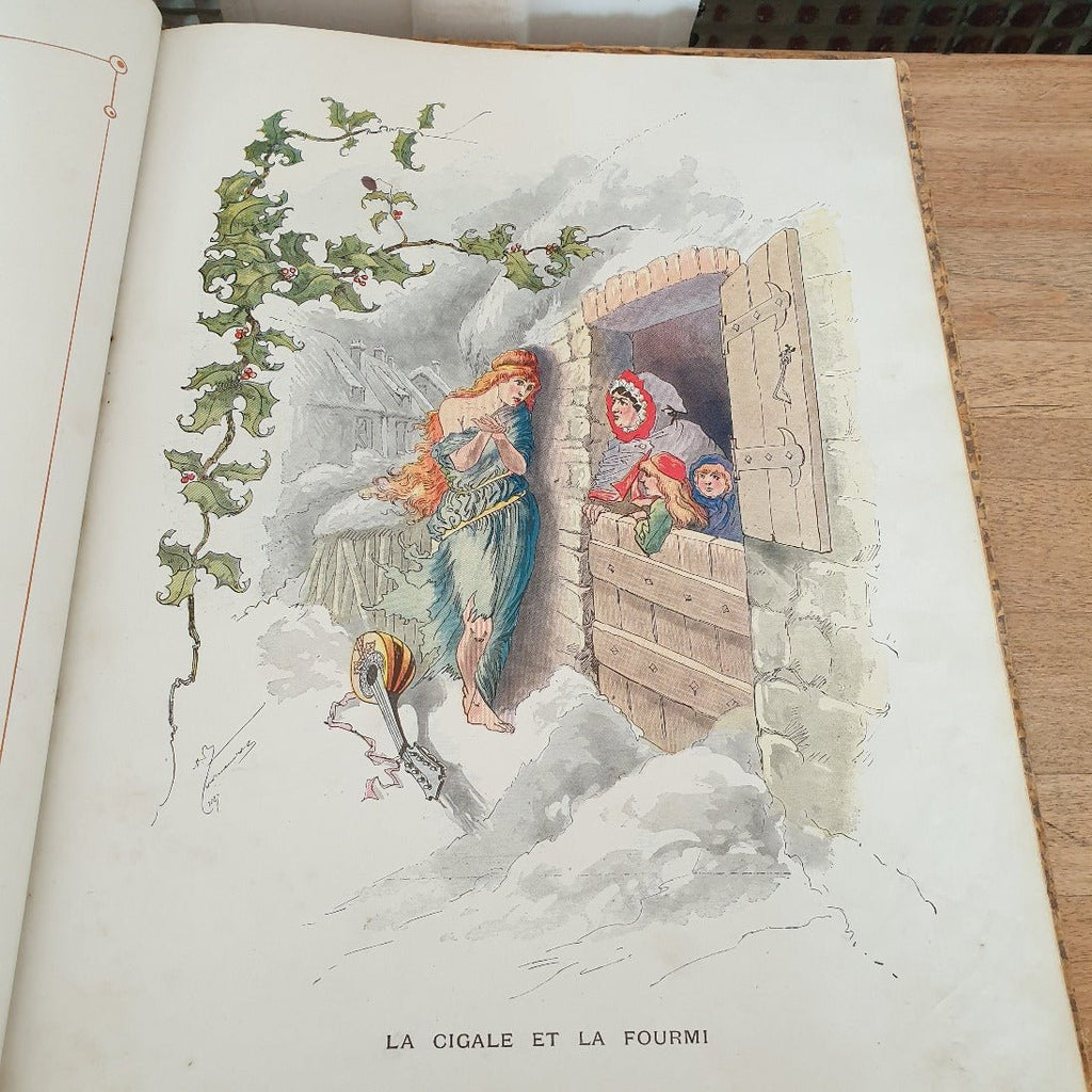 Livre Illustré La Fontaine Fables Choisies circa 1910 1920 - Hello Broc