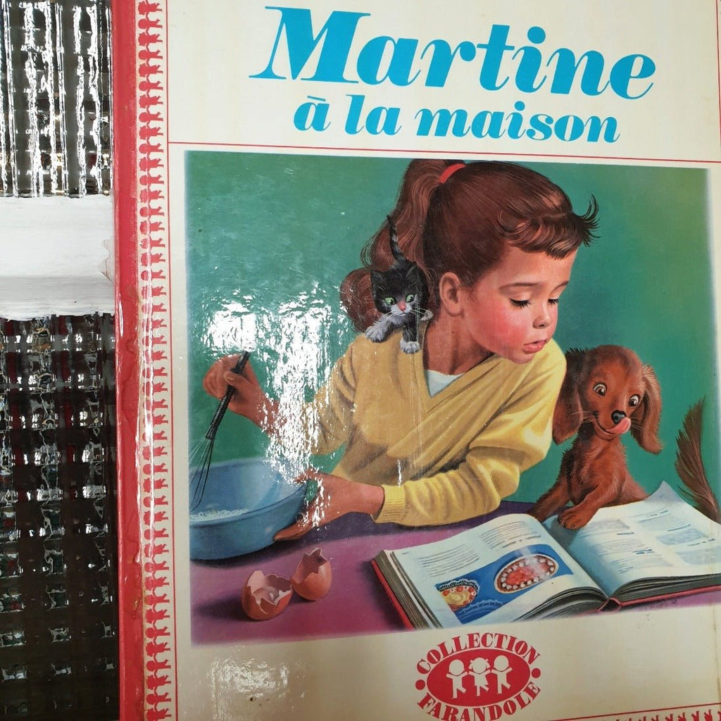 Livre illustré pour enfant Martine à la maison 1969 - Hello Broc