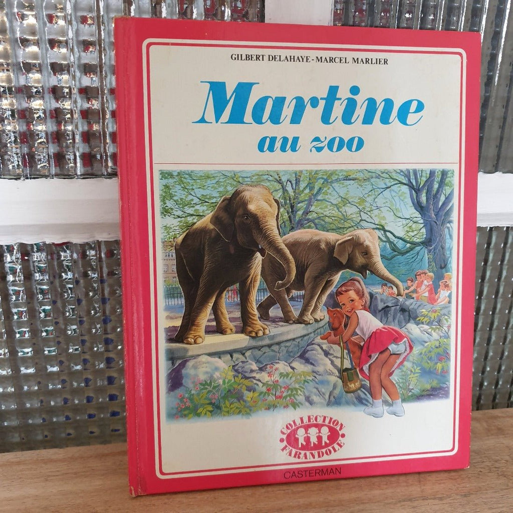 Livre illustré pour enfant Martine au zoo 1974 - Hello Broc