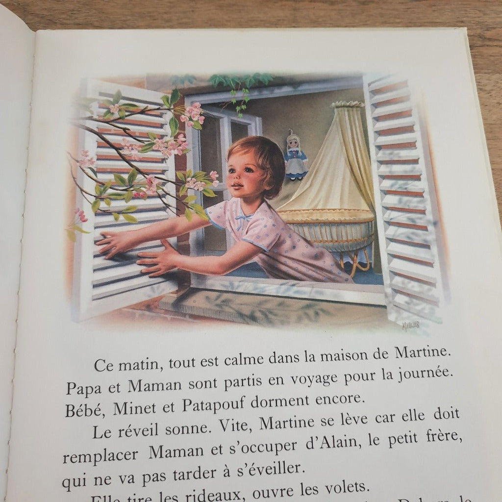 Livre illustré pour enfant Martine petite maman 1969 - Hello Broc