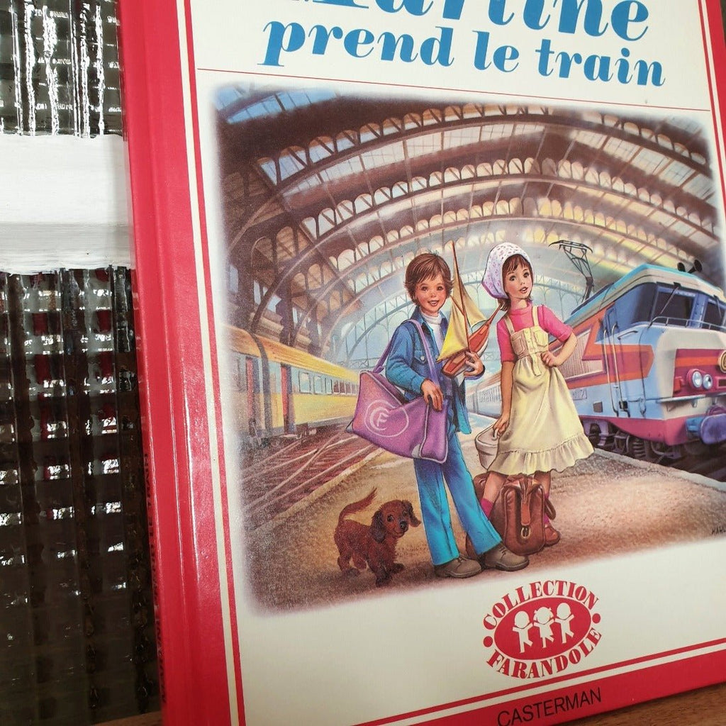 Livre illustré pour enfant Martine prend le train - Hello Broc