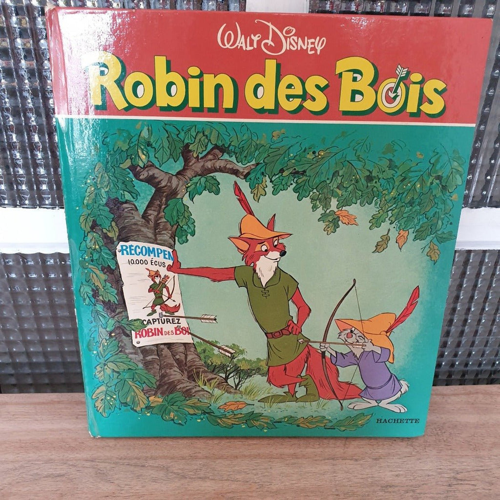 Livre illustré Robin des Bois de Walt Disney 1974 - Hello Broc
