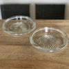 Lot de 2 dessous de bouteille en verre moulé bordure lisse fond étoilé - 2 lots - Hello Broc