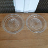 Lot de 2 dessous de bouteille en verre moulé bordure lisse fond étoilé - 2 lots - Hello Broc