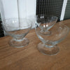 Lot de 3 coupes à champagne sur pied en cristal gravé années 60 /70 - Hello Broc