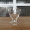 Lot de 6 verres à digestif en cristal moulé et gravé années 60 / 70 par Hello Broc brocante en ligne