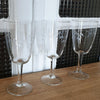 Lot de 3 ou 4 verres à vin sur pied en cristal gravé par Hello Broc brocante en ligne