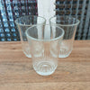 Lot de 3 verres anciens de bistrot à liqueur en verre moulé début XXème - Hello Broc brocante en ligne