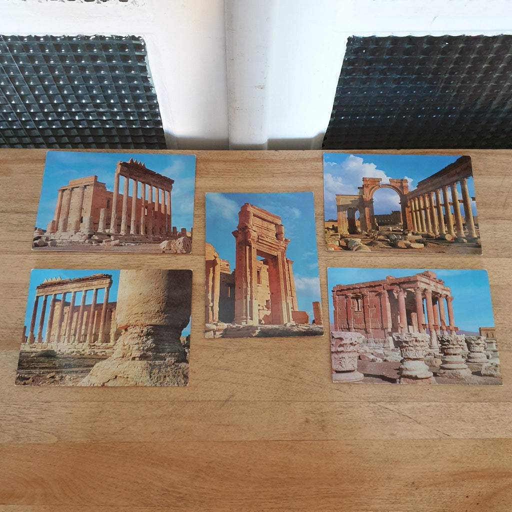 Lot de 4 ou 5 cartes postales années 80 de Palmyre en Syrie - Hello Broc