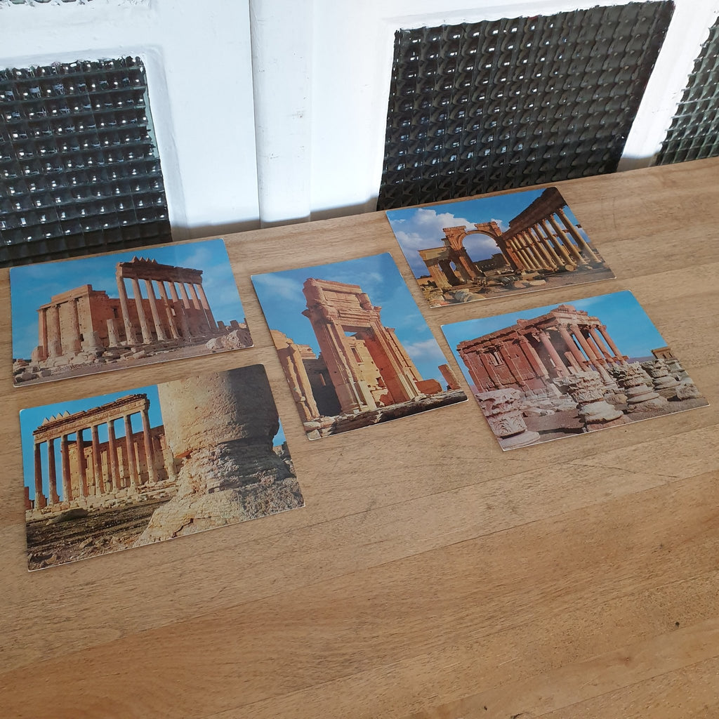 Lot de 4 ou 5 cartes postales années 80 de Palmyre en Syrie - Hello Broc