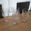 Lot de 4 verres à vin blanc en cristal de Bayel années 50 - Hello Broc