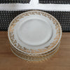 Lot de 6 assiettes plates en porcelaine ADP France - 2 lots en stock - Hello Broc