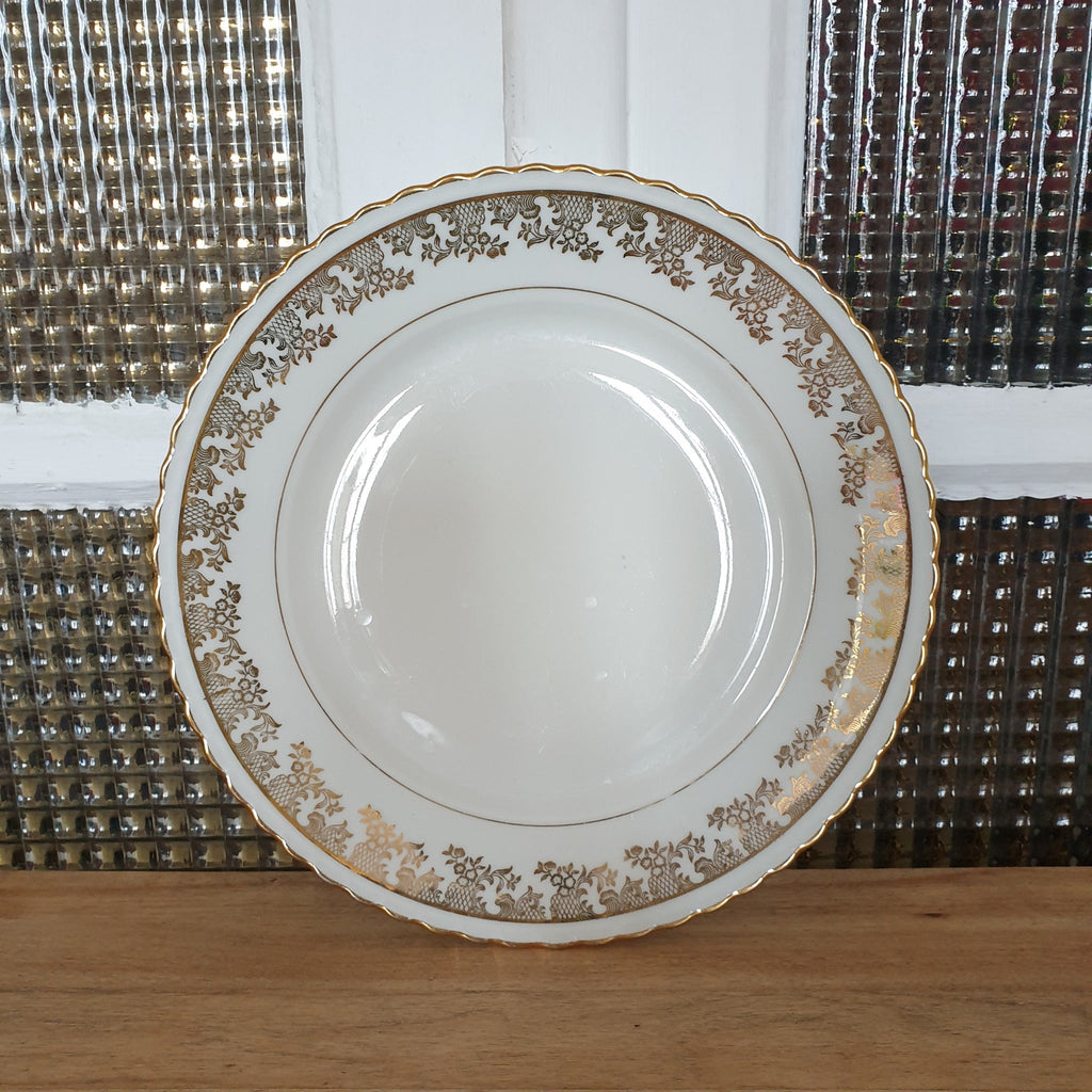 Lot de 6 assiettes plates en porcelaine ADP France - 2 lots en stock - Hello Broc