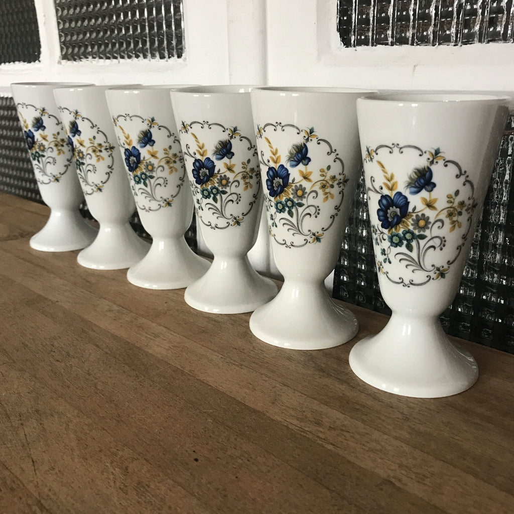 Lot de 6 mazagrans en porcelaine de Limoges - Hello Broc