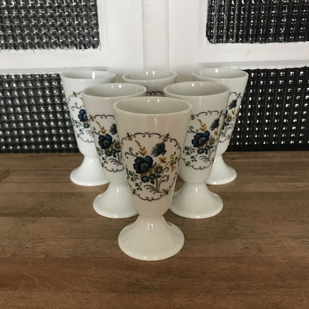 Lot de 6 mazagrans en porcelaine de Limoges - Hello Broc