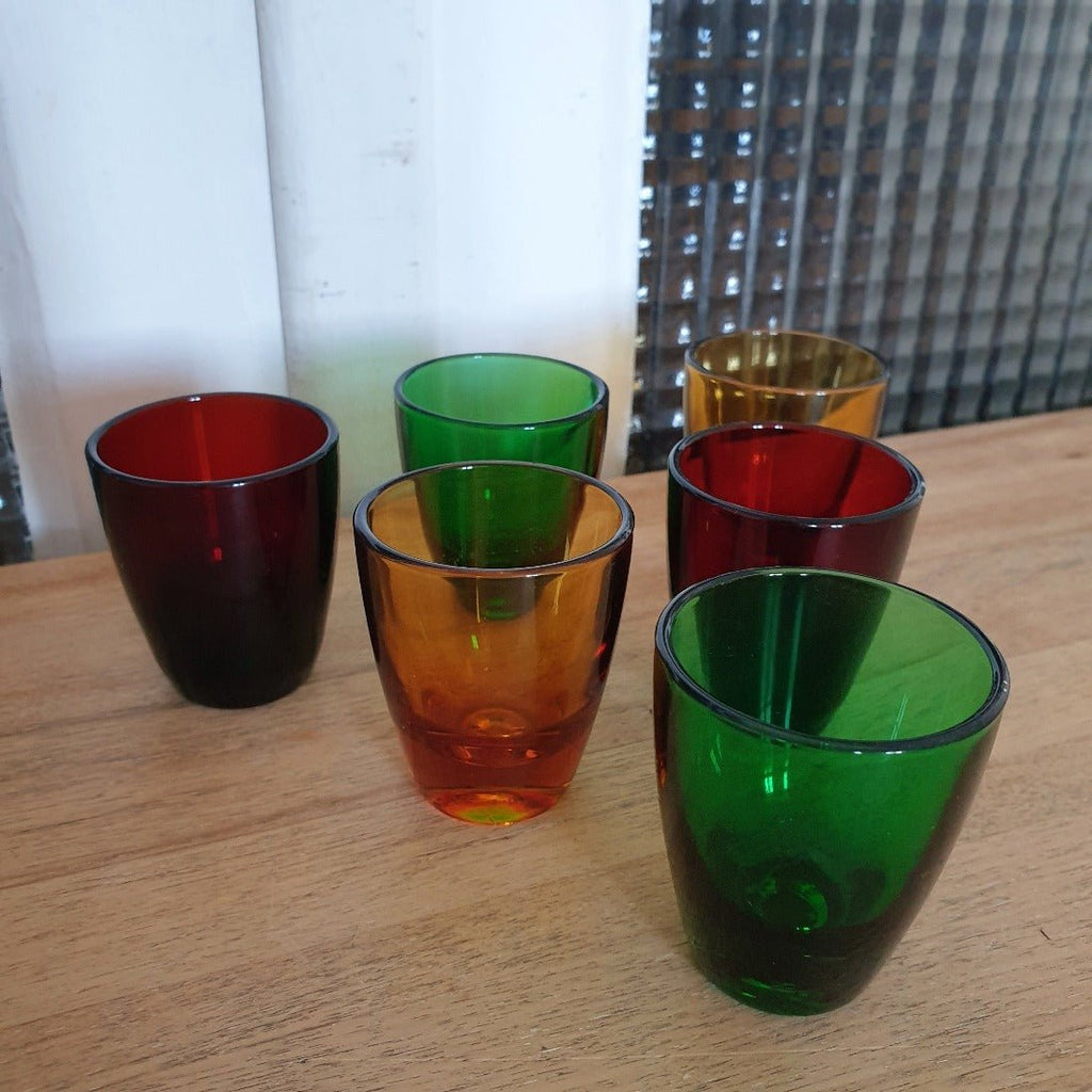 Lot de 6 verres à shooter multicolores - Hello Broc