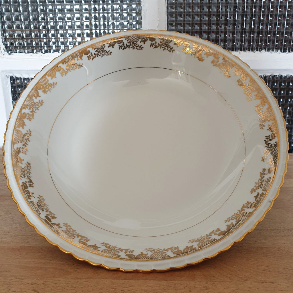 Plat de service rond creux en porcelaine ADP France - Hello Broc