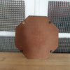 Plateau miroir vintage de forme octogonale bord biseauté - Hello Broc