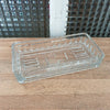 Ravier Art Déco en verre de forme rectangulaire - Hello Broc