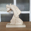 Sculpture en céramique craquelée Pierrot de Jacques Fabre Editions Kaza France circa 1930 - Hello Broc