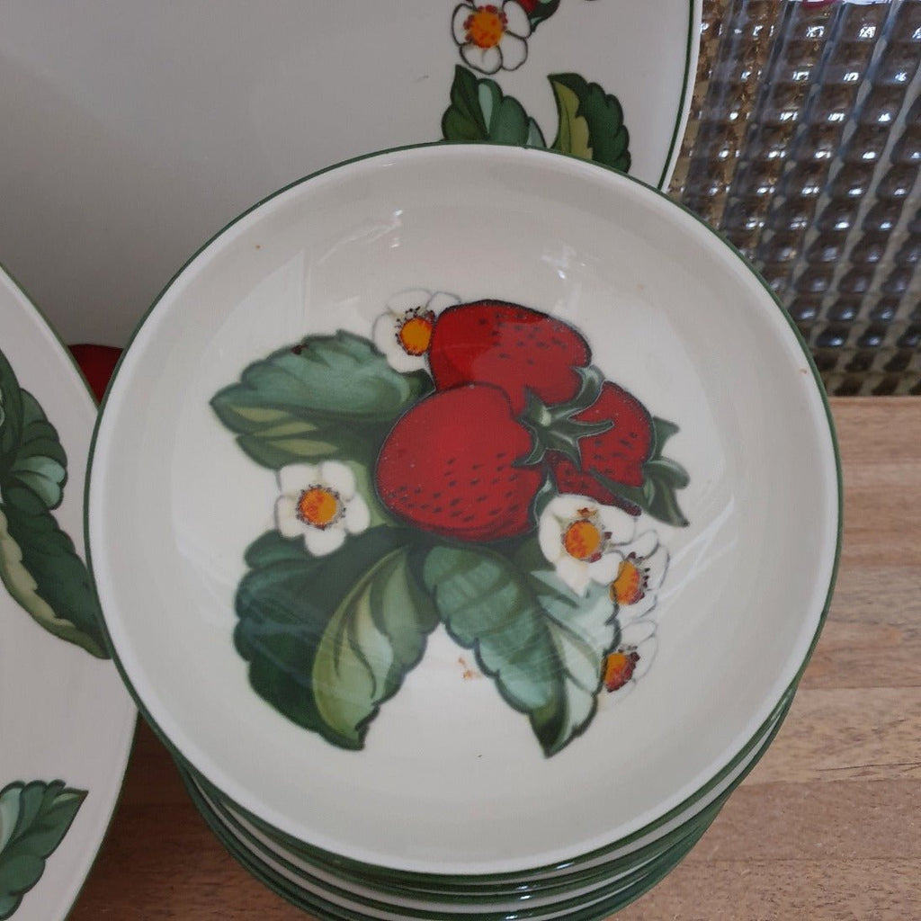 Service à fraise en porcelaine Villeroy et Boch - Hello Broc