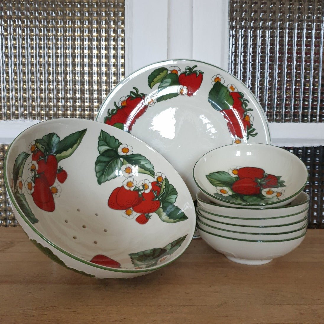 Service à fraise en porcelaine Villeroy et Boch - Hello Broc